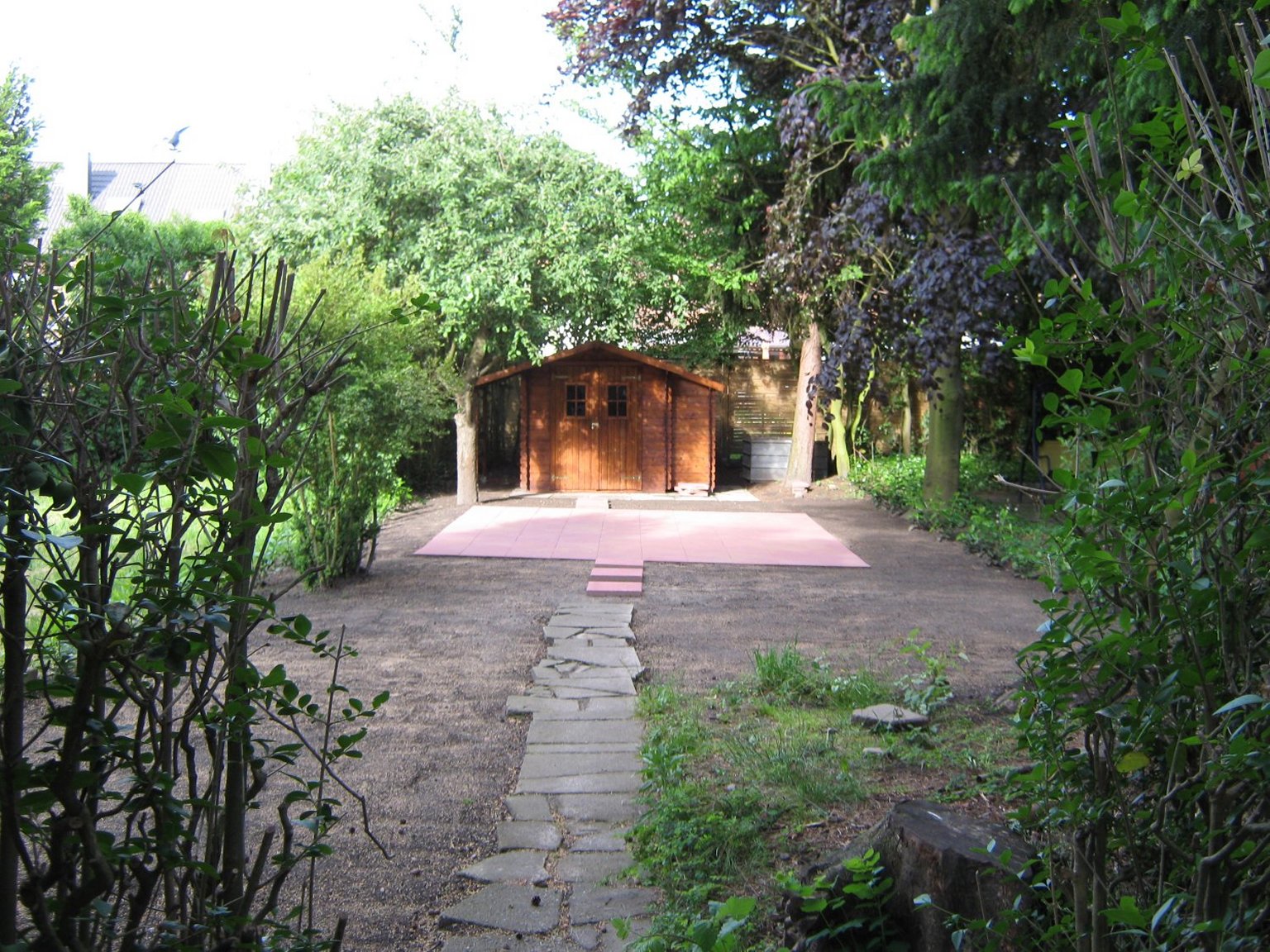 The garden is taking shape . . .