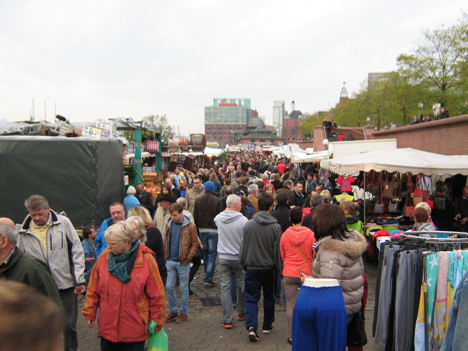 The market – but hang on . . . where are all the fish???