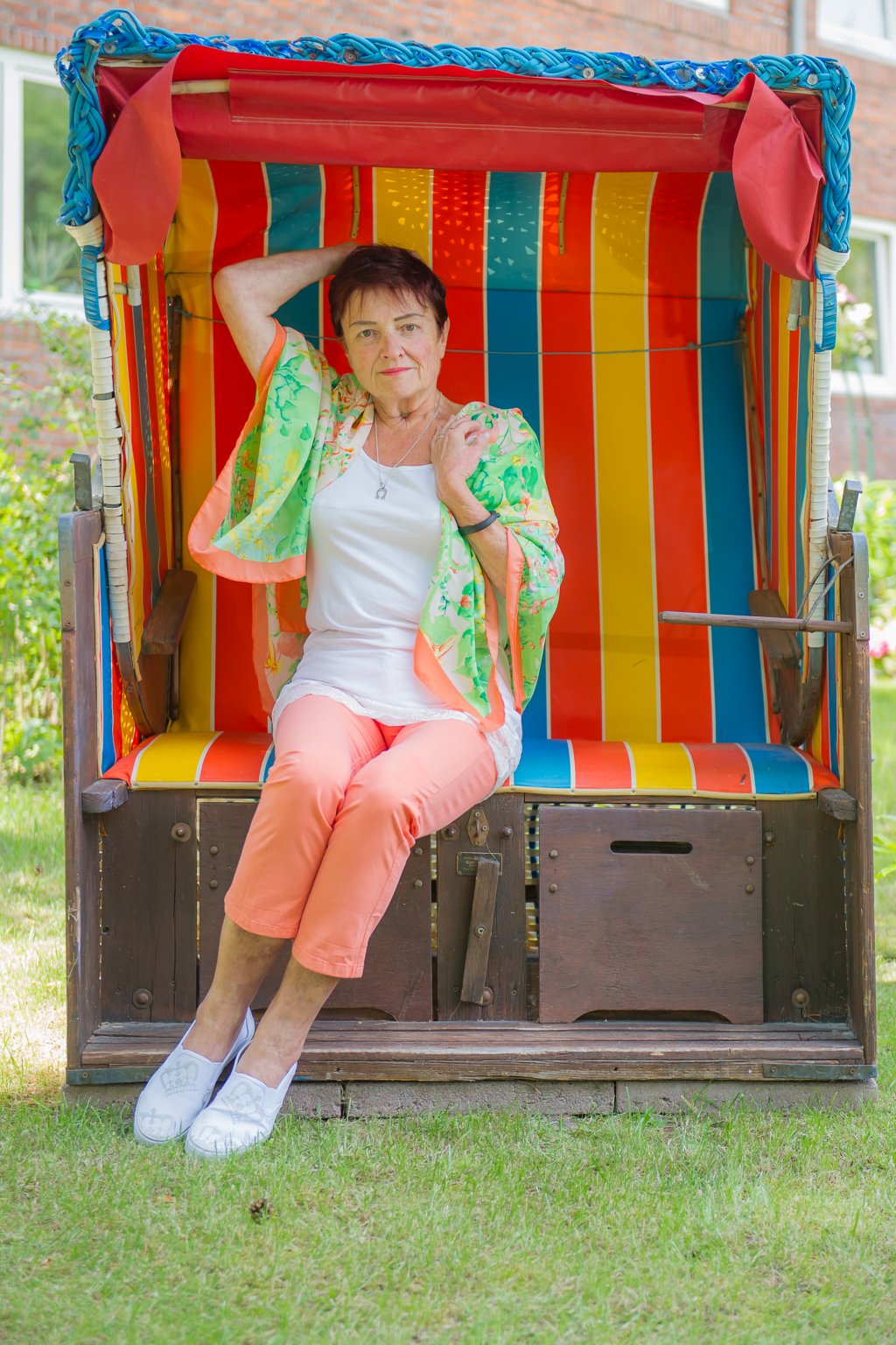 One of Gatti's garden photo shoot pictures