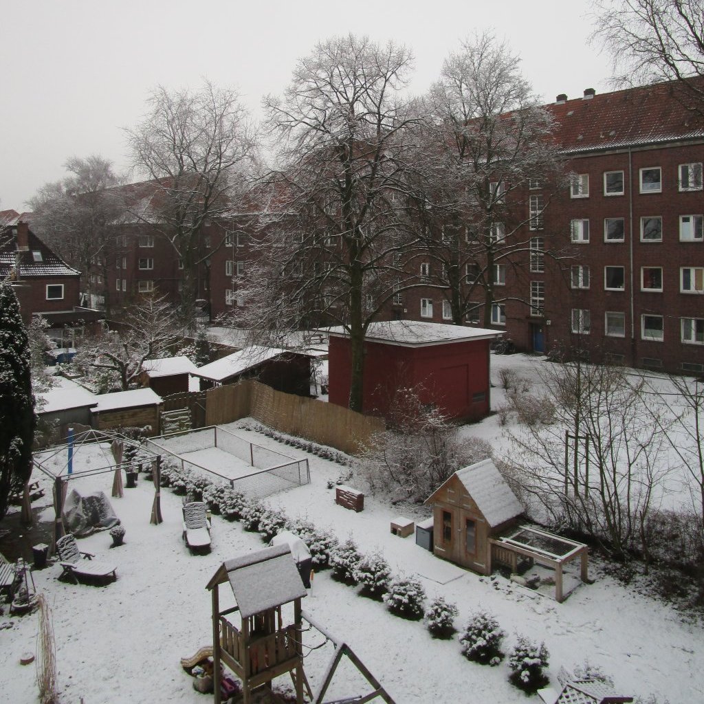 A wintry start to 2016 in Hamburg
