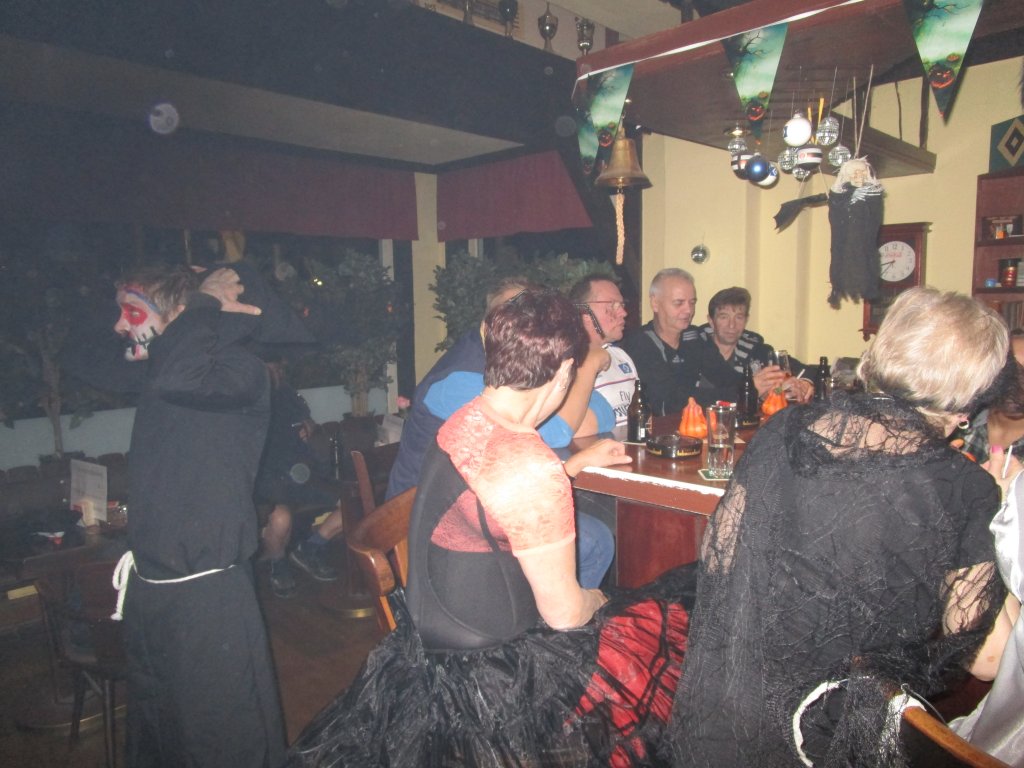Our 2016 Halloween party in the 'Narzisse'