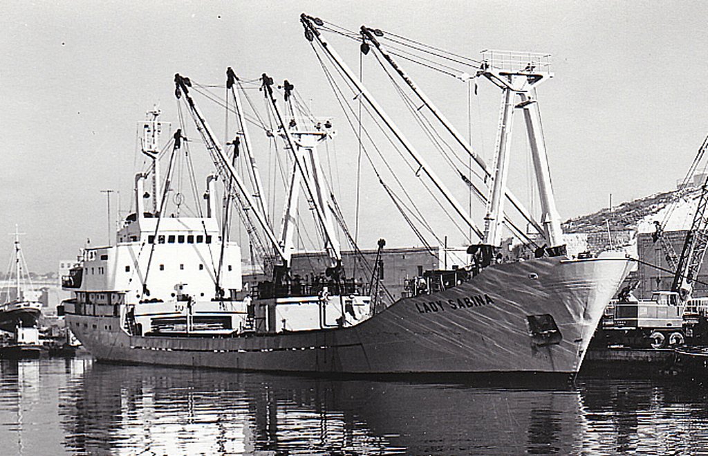 The 'Lady Sabina', owned by Thomas Watson (Shipping) Ltd.